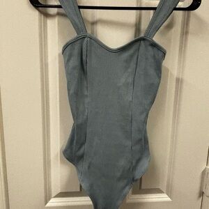 women Blue One Piece bodysuit